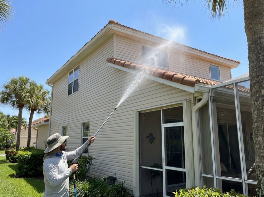 House soft wash